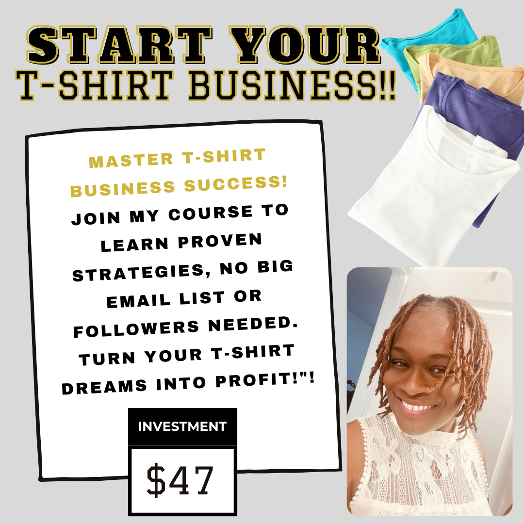 Master T-Shirt Business Success.   Turn your t-shirt dreams into profit!