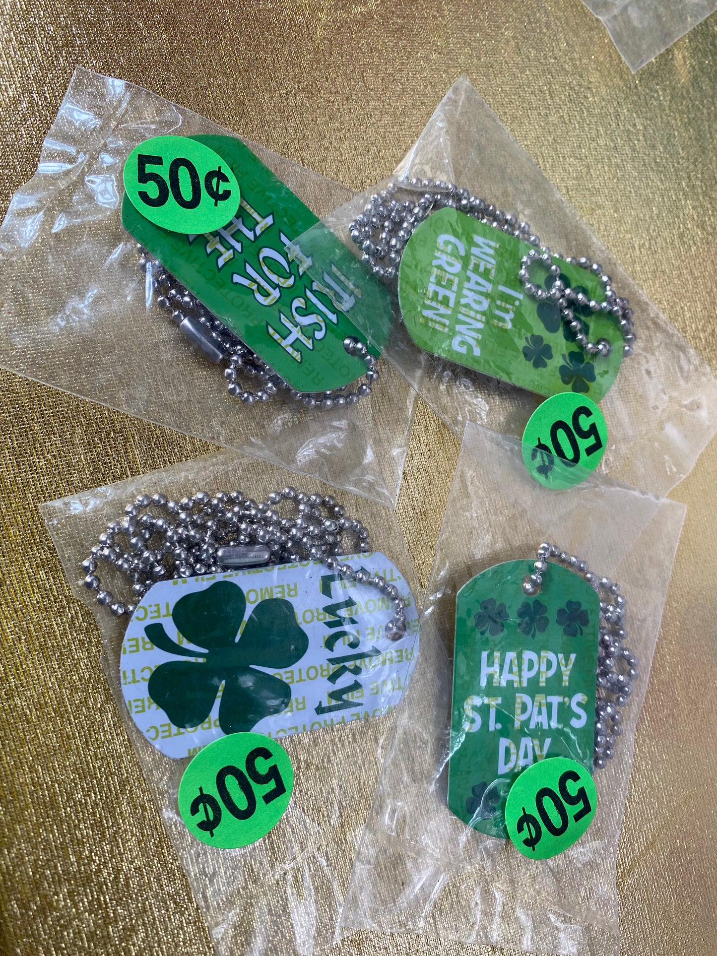 St Patrick Day Dog Tags